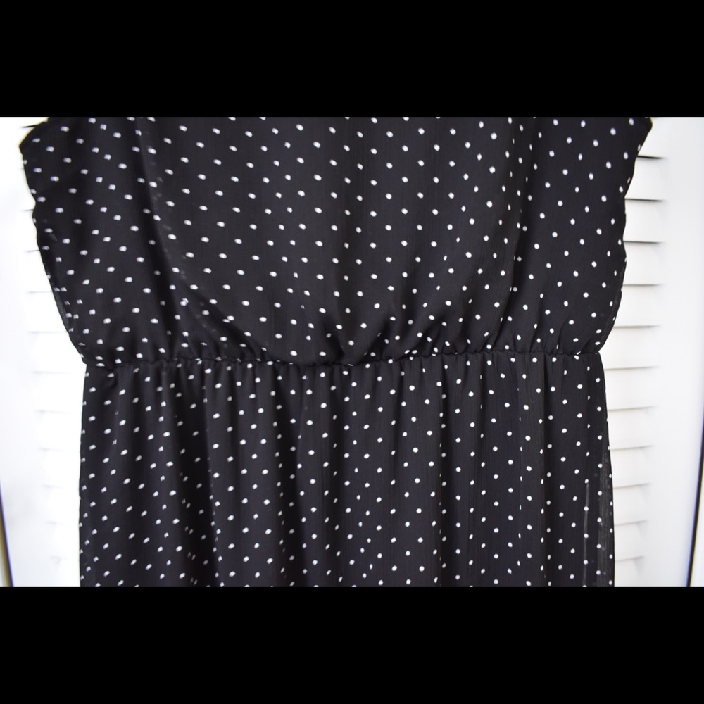 Pins & Needles Polka Dot Dress | Black & White - Picture 8 of 8